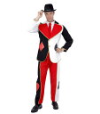 CLUB KING Trump suit(トランプスーツ) (465601)【 コスプレ 衣装 ハロウィン 仮装 コスチューム 帽子 メンズ マジシャン 帽子屋...