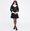 リボンシスター (468695)【 コスプレ 衣装 ハロウィン 仮装 レディース 服 コスチューム シスター 修道服 女性用 余興 パーティーグッズ 修道女 大...