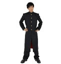 長ラン (470896)【 コスプレ 衣装 ハロウィン 仮装 コスチューム メンズ 制服 学ラン 大人用 パーティーグッズ 余興 学生服 男子生徒 男性用 】