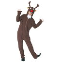 トナカイ コスプレ おっとぼけたトナカイ(474665) 【 コスプレ 衣装 アニマル 動物 ウケる クリスマス 爆笑 男性用 メンズ 仮装 男女兼用 トナカイ...