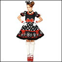 【期間限定10％OFF】コスプレ 仮装大人用ゴシックブラックミニー(Gothic Costume - Adult Minnie (Black)) 95073【ディズニー公式商品】