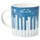 マグカップ(Piano Tpwn)SCB-1034 ピアノ柄 マグカップ コップ
