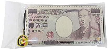 【期間限定10%OFF】 豪華絢爛 長財布　1万円札 モチーフ 長財布（小銭入れ付き）一万円札財布　金運UPのサムネイル
