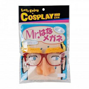 Mr．はなメガネ 6006【仮装/変装グッズ/コスプレ/おもしろ雑貨/ユニーク/二次会/プレゼント/誕生会/ビンゴ/景品】