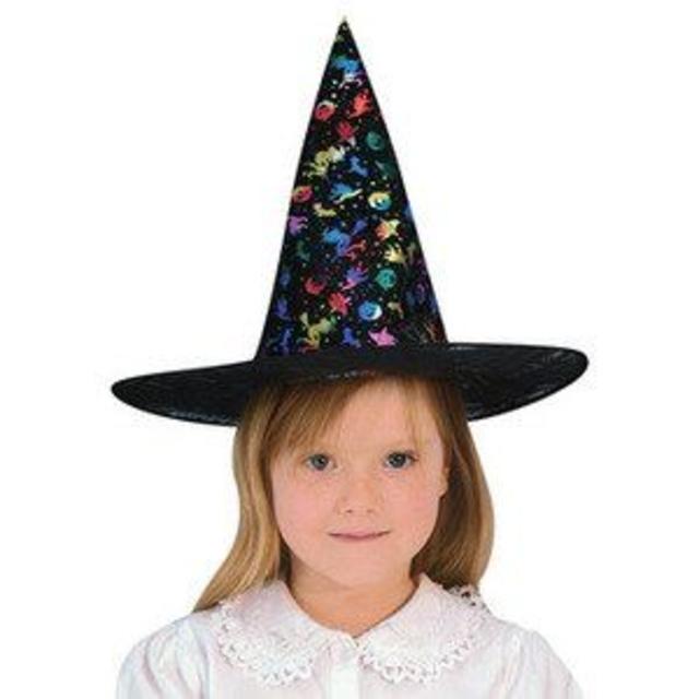 【即納！】チャイルド レインボー　ウィッチ　ハット Child Rainbow Witch Hat 802692