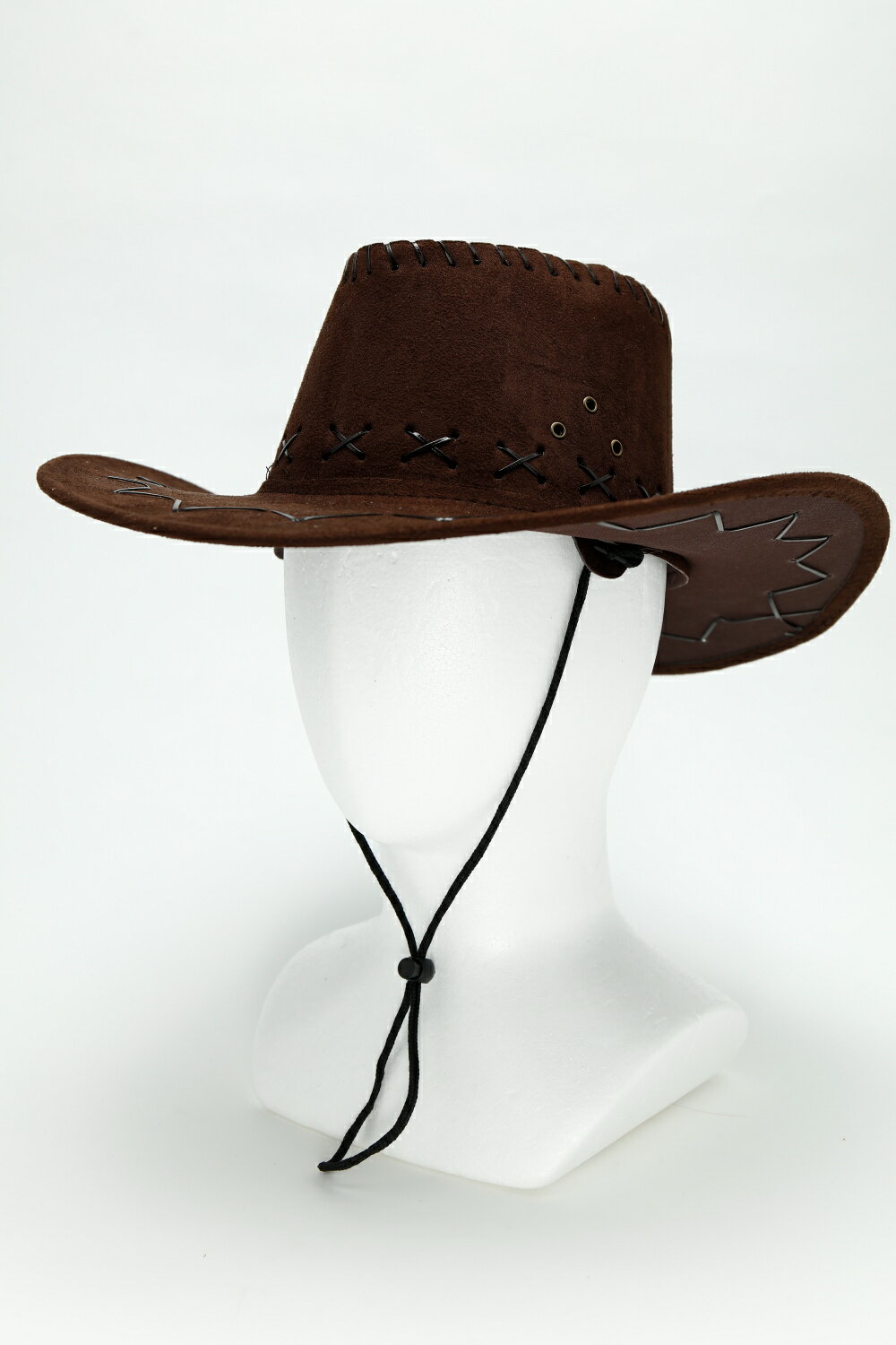 カーボーイハット　 (ダークブラウン) 471589【コスプレ 衣装 ハロウィン パーティーグッズ かぶりもの 帽子 キャップ カウボーイハット プチ仮装 変装グッズ ウェスタンハット 西部劇 ウエスタンハット ハロウィン 衣装】+