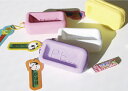 化粧品・小物入れ シリコンポーチ PEZ(ホワイト・ピンク・パープル・イエロー)【公式ライセンス商品】