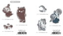ムーミン デコレーションミラー 3個1セット(ミイ&スティンキー・ミイ&ニョロニョロ)【公式ライセンス商品】鏡