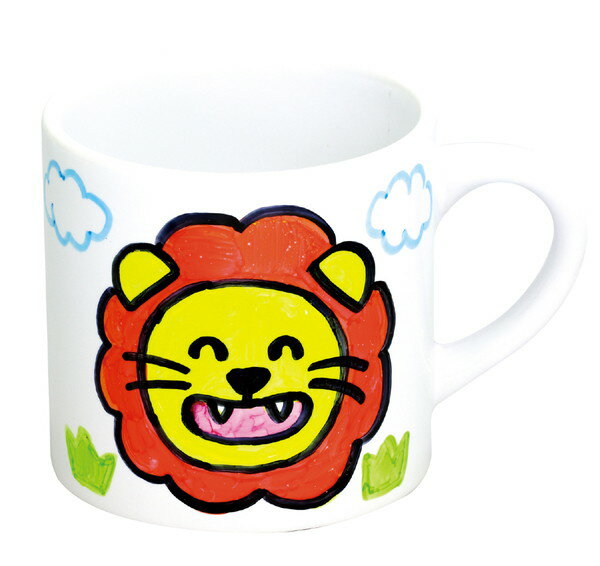 コンパクトマーカーマグ 027023(270234)マーカー6色 マグカップ 手づくり ハンドメイド お絵かき オリジナルマグカップ アーテック