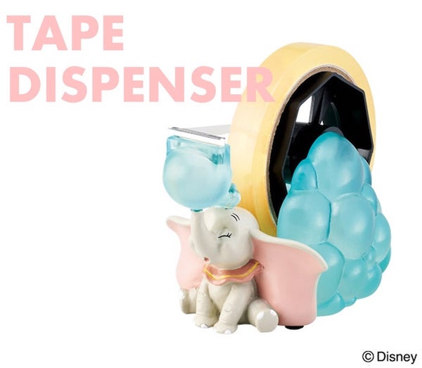 テープディスペンサー( ダンボ)D24-012 (104668)テープ台 テープカッター ディズニー グッズ