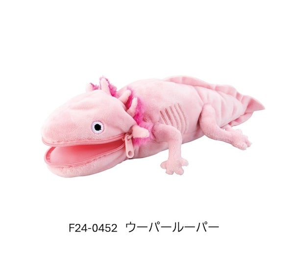 生き物 ペンケース （ カエル・ウーパールーパー・アザラシ・シャチ ） 文房具 筆箱 動物 水族館 セトクラフト +の商品画像 3