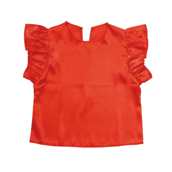 ソフトサテン フリフリシャツ 赤J (193793) 桃J (193809) 白J (193816) 水J (193823)アーテック+