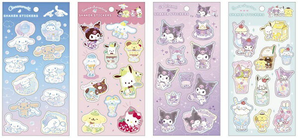 【2月上旬入荷予定】サンリオシェイカーステッカーズ　(ふんわりおそら／...(3)