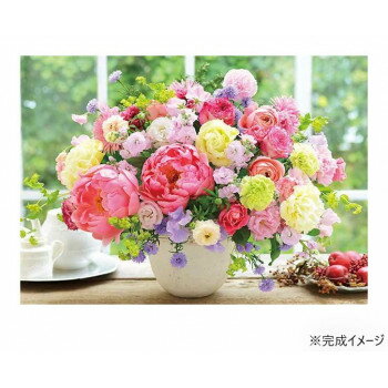 ジグソーパズル フラワー チャーミーピンク 500ピース 500-277