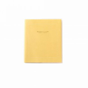 シンプル マタニティアルバム simple maternity album GMA-02 pastel yellow