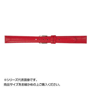MIMOSA(ミモザ) 時計バンド ベビーカーフKC 14mm レッド (美錠:金) CKC-R14