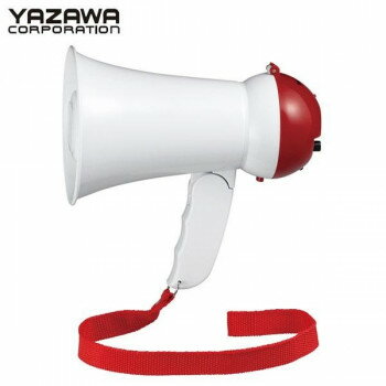 YAZAWA(ヤザワコーポレーション)　ハンドメガホン　ミニタイプ　5W　Y01HM05WH