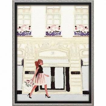 ユーパワー オマージュキャンバスアート「ショッピング ストロール(M)」 BC-12081