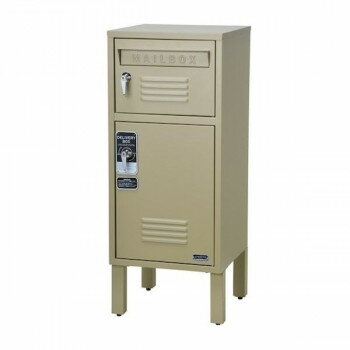 セトクラフト 宅配BOX付ポスト ロッカー ベージュ S23-0552-BE