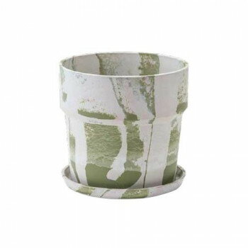 アーバンプランツポット マーブル ミルク/ピスタチオ 80996