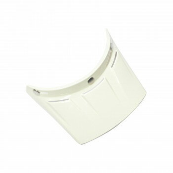 リード工業　RUDE用ダックビルバイザー　ホワイト　PZ-011A