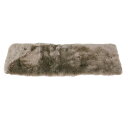 【メーカー直送】 ムートンロングクッション 40x120cm ブラウン LWR512BR(3)