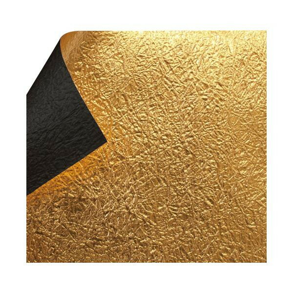 もみ金箔両面和紙 単色 25.5×36cm 黒 10枚入 UM-5K 1 セット