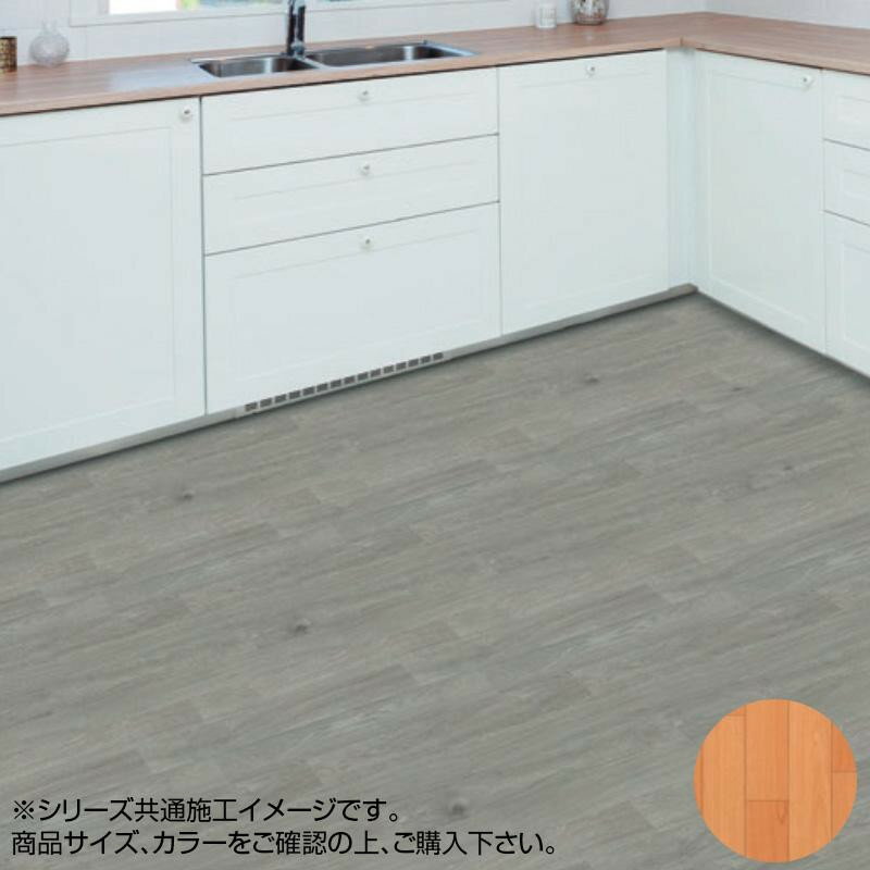 【メーカー直送】 富双合成 クッションフロア スタイルフロア 約91cm幅×20m巻き Y512-S バーチ(4)
