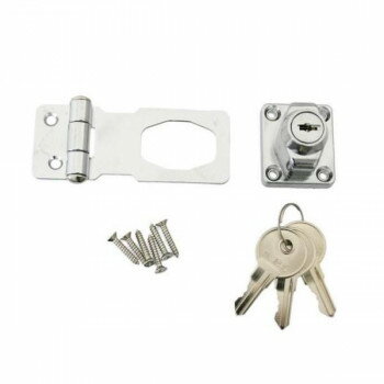 J-455　鍵つき掛金錠　60mm　3本キー　71455