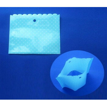 お風呂のゴミポッケ 20枚セット(5枚入×4) ブルー F-12-BF4