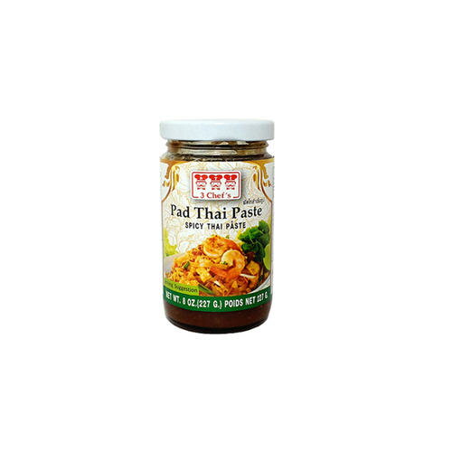 パッタイペースト スリーシェフ 227g 【大人気 定番 パッタイ】 【タイ本場使用！ タイ料理にはコレ！】 3chef's パッタイソースのサムネイル