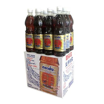 ナンプラー 魚醤 トラチャン ゴールドラベル 700ml×12本 【業務用ケース売り】 【タイレストラン カフェ イベントなどプロユース使用】 【最高級ナンプラー】 天秤印ナンプラー タイ本場使用！ タイ料理にはコレ！