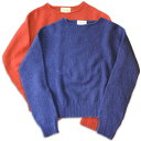 【セール】SCAGLIONE スカリオーネ レディス ウールカシミア クルーネックセーター【送料無料】ニット カシミア 長袖 ロングスリーブ イタリア製 クリス...