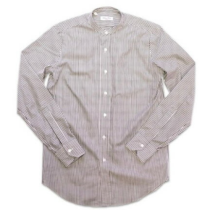 樂天商城 - Salvatore Piccolo サルヴァトーレ ピッコロ レディス バンドカラー ストライプシャツ【送料無料】【イタリア製】コットン 綿100% スタンドカラー 長袖