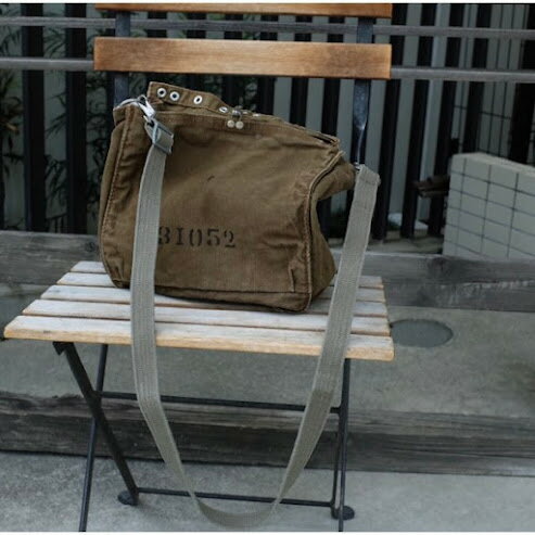 Rakuten - ARTE POVERA アルテポーヴェラ スイス キャンバス RE-ショルダーBAG【送料無料】コットン ショルダーバッグ【日本製】 ナチュラルカラー ユニセックス BAG ミリタリー