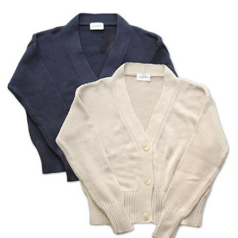 樂天商城 - SCAGLIONE スカリオーネ レディス コットンVネックカーディガン【送料無料】ミドルゲージニット 綿素材 長袖 ロングスリーブ イタリア製