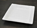 憩 銘々皿 白備前 14cm 角皿 取り皿 白い 和食器 IKOI 在庫限り