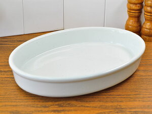 ギャラクシーミルク ラザニアプレート 28.5cm [ 日本製 グラタン皿 大皿 楕円 オーバル 耐熱皿 洋食器 GALAXY KOYO ][ 業務用 ]