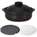 宴 10号 土鍋 黒 IHプレート付 5人〜6人用 日本製 国産 IH対応 KOYO 送料無料(一部地域除く)