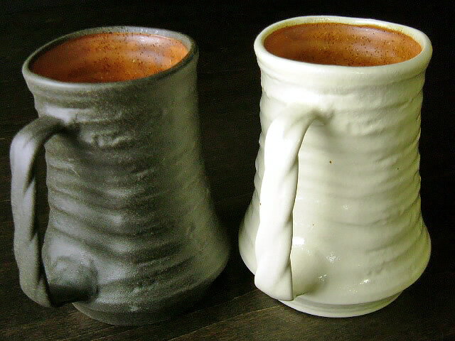 陶製 ビールジョッキ [ 和食器 陶器 ]