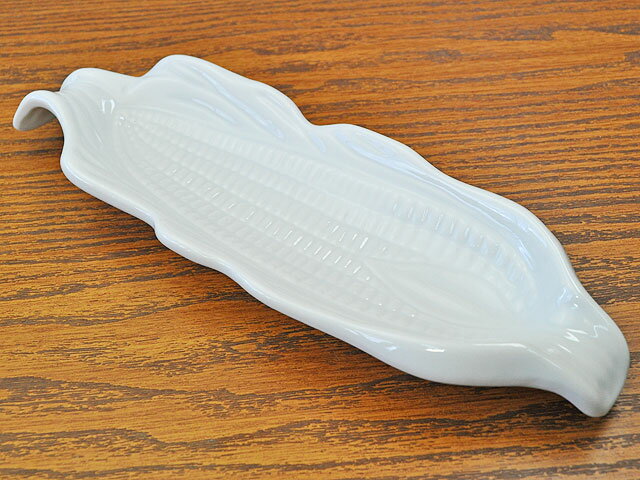 【訳あり】 とうもろこし 長皿 24cm コーントレイ おつまみ 焼き鳥 串焼き 小物入れ 【アウトレット 在庫処分】