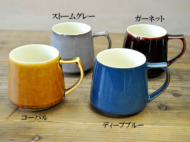 マグカップ (1000円程度) フィーヌ マグカップ 320cc 美濃焼 コーヒーカップ おしゃれ カフェ 重ね置き スタッキング KOYO JAPAN 陶器(磁器製) 日本製