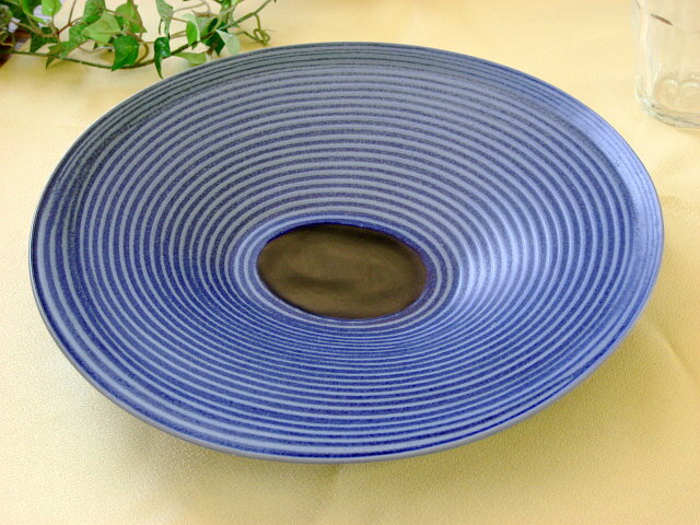 ブルーベリー 変形深皿 27.5cm 盛皿 洋食器 Ruffle 業務用のサムネイル