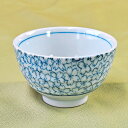 反千茶 花ちらし 190cc 直径9.2cm×高さ5.5cm 湯呑み 湯飲み 湯のみ 来客用 桜柄 煎茶 茶碗 反煎茶 千茶 おもてなし 和食器 陶器 三峰