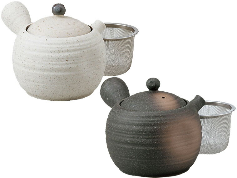 伊賀吹玉 急須 （ 茶こし付 ） 280cc 1人～2人用 横手 茶器 日本製 [在庫限り]のサムネイル