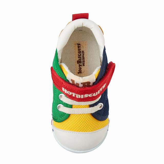 10%OFF SALE ホットビスケッツ ミキハウスmikihouse かかとにお顔 ファーストベビーシューズ12cm13cm 男の子 女の子 御祝