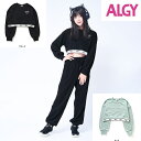 10%OFF SALE ALGY(アルジー) ロゴゴムタンタケ裏毛トレーナー 140cm150cm160cm キッズ ジュニア こども服 女の子 小学生 中学生 女児