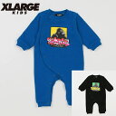 XLARGE KIDS(エクストララージキッズ) ボックスゴリラ 長袖カバーオール 70cm X-LARGE KIDS キッズ 子供服 男児