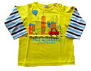 30%OFF SALE ホットビスケッツ ミキハウスmikihouse ワッペン刺しゅう付きレイヤード 長袖Tシャツ 80cm 男の子 女の子 御祝 出産祝い ...