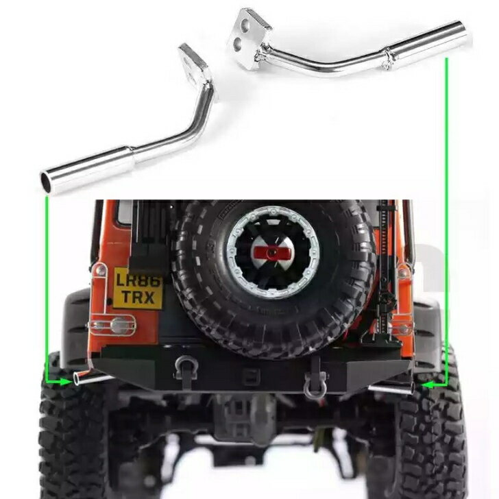 TRX4 マフラー31/10 RCクローラー Traxxas TRX-4